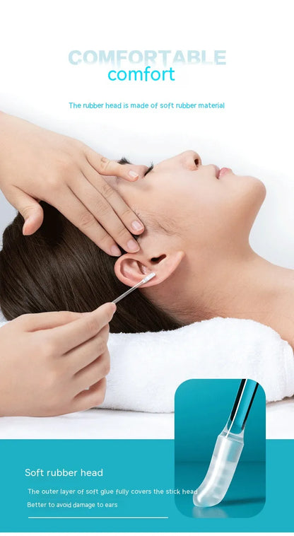 Auriclex™ - Sticky Ear Bar •
Coton-Tige Réutilisable en
Silicone